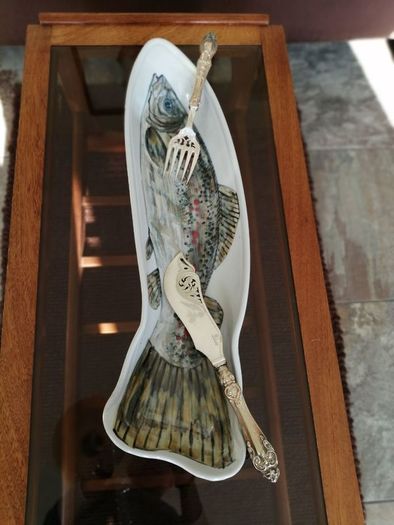 Highland Stoneware Scotland Salmon Dish