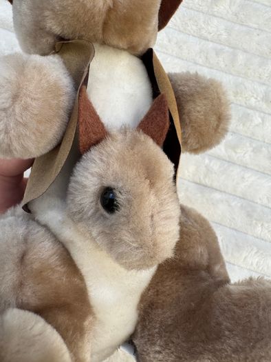 Grab a Jumbuck approx. 12 Kangaroo with Joey plush Used Please see photos