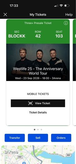 Westlife tickets