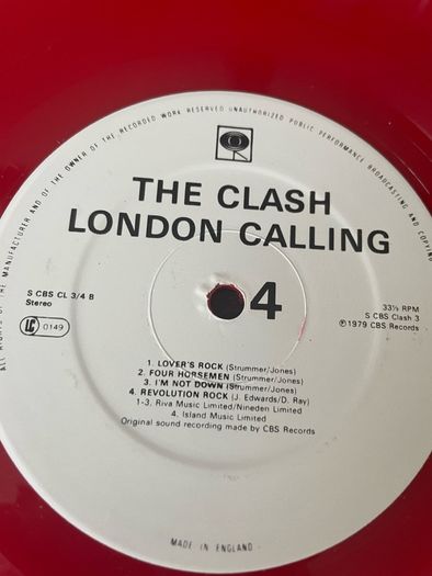 The Clash - London Calling (Red Vinyl)