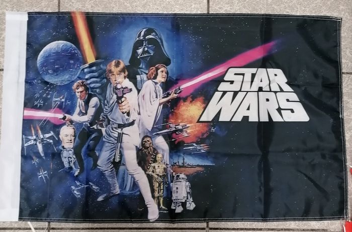 Star Wars flag 3ft x 2ft.