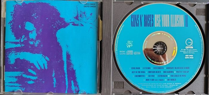 Guns N' Roses - Use Your Illusion II CD (1991) Classic Hard Rock EX+