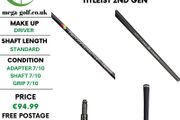 Project X Hzrdus Black Gen5 6.0 60g Stiff Driver Shaft / Titleist 2nd Gen