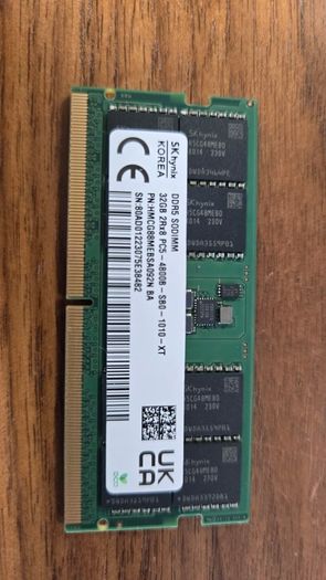 Skhynix 32gb Drr5 4800 So-dimm