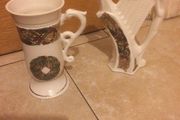 Irish harp with mug Celtic design Free postage