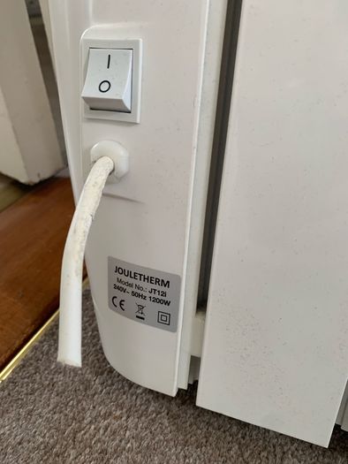 Ecovolt electric radiator, 1200 W, 2nd hand, works perfectly, wifi