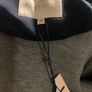 Navy/black zip hoodie coat Image 6