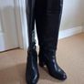 Reduced - Black leather Office boots Image 2