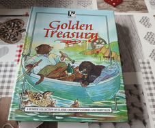 Vintage Hardcover Golden Treasury: Bumper Collection of Classic Children's Stories and Fairytales