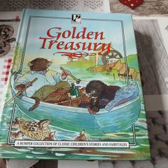 Vintage Hardcover Golden Treasury: Bumper Collection of Classic Children's Stories and Fairytales