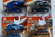 Subaru WRX, Nissan Sentra, Fiat 500X, Land Rover - Matchbox Cars