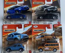 Subaru WRX, Nissan Sentra, Fiat 500X, Land Rover - Matchbox Cars