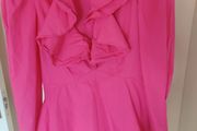 River Island pink ruffle blouse size UK8 EU36 Postage included
