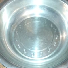 Professional large steel mixing bowl