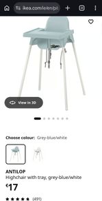 IKEA antilop high chair brand new