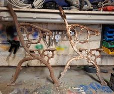 cast iron bench ends from wexford engineering