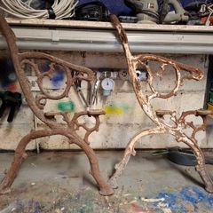 cast iron bench ends from wexford engineering