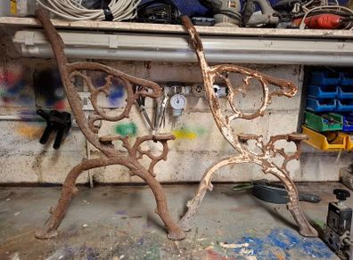 cast iron bench ends from wexford engineering