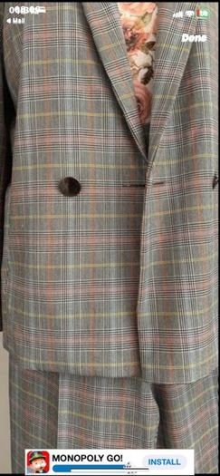 trouser suit Bnwt premium boutique brand size 10 wide leg