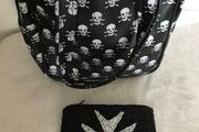 Black Skull Bag and Beaded purse