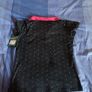 Dublin Black & Pink Polo Shirt With Silver Dot Design. With Embroidery. Size 10/Small. Image 5