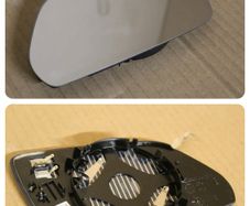 VW Polo left wing mirror glass 2005 - 2010 6Q0857521G New genuine VW part