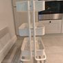 White 3-Tier Utility Cart - IKEA RASKOG Style - Mint Condition Image 3