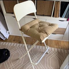 1 x Ikea Bar Stool and Cushion