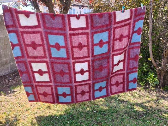 Vintage Dutch Wool Blanket