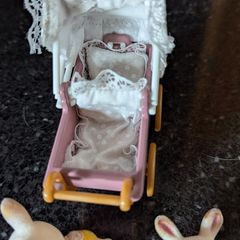 Sylvanian classic pram set