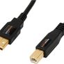 Amazon USB-A to USB-B 2.0 Cable, Gold-Plated, 3 m Image 2
