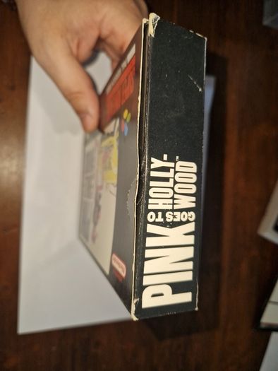 Pink Goes to Hollywood Super Nintendo Snes Arcade Retro Games Original