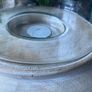 New XL solid washed wood and glass centre piece or hurricane vase Image 4