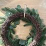 Dunnes Christmas white door wreath Image 3