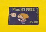 Card 1292 Simply Talk E7 + E1 free Schlumberger Music Front Overprint