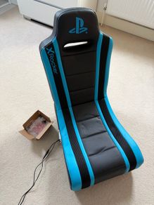 Official X Rocker PlayStation Geist 2.0 Floor Rocker Gaming Chair