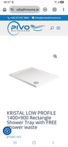 shower tray 900 x 1400