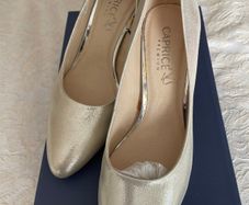 Caprice Gold Heels - Size 38 - UK 5 - New in Box