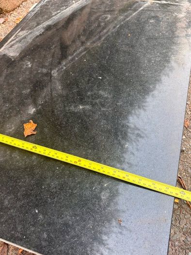 Black stone countertop