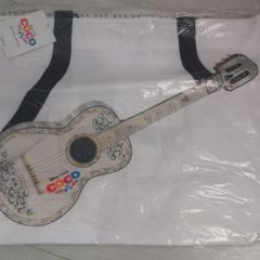 pixar coco movie promotional canvas bag and bookmarks