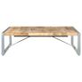 Coffee Table 140x140x40 cm Rough Mango Wood Image 2