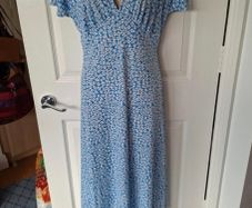 MNG Blue & White Floral  Dress Size 16