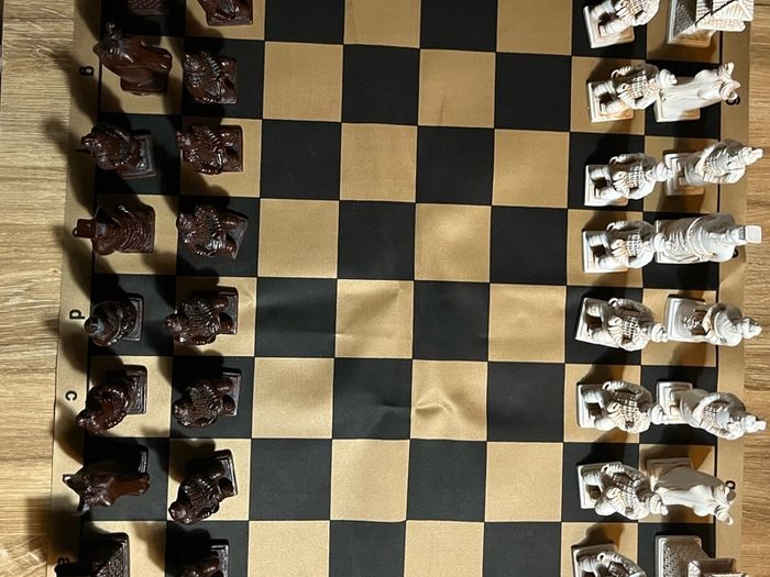 Chinese Terracotta Warriors Chess Set