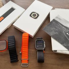 Apple watch ultra 1.   100% battery