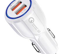 New Double USB Universal Car Cigarette Charger 12-24V Quick Charge 3.1A #1066