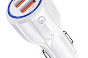 New Double USB Universal Car Cigarette Charger 12-24V Quick Charge 3.1A #1066