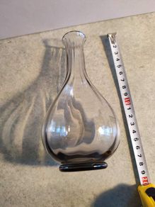 Lovely Small Glass Vase with Light Purple Colour.