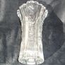 Elena Borgonovo Tall/Heavy Clear Glass Vase Italy 10 inches Image 8