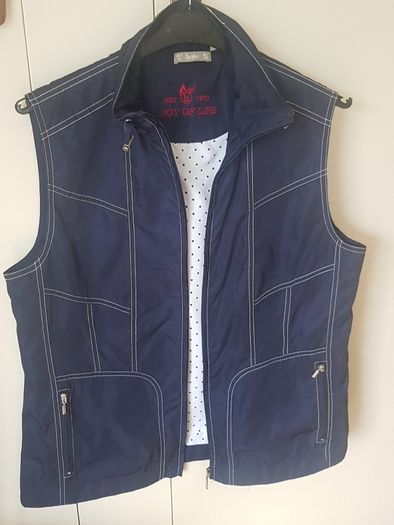 Smart Navy Gilet Size 12