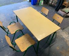 School Table and Chairs